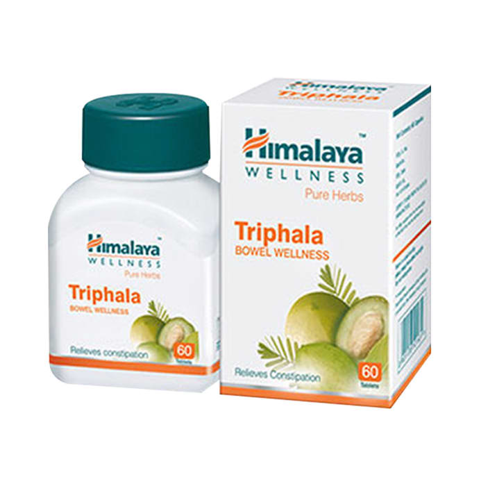 Himalaya wellness pure herbs triphala bowel wellness tablet pack of 3